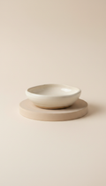 Cream cashmere ceramic jewelry dish